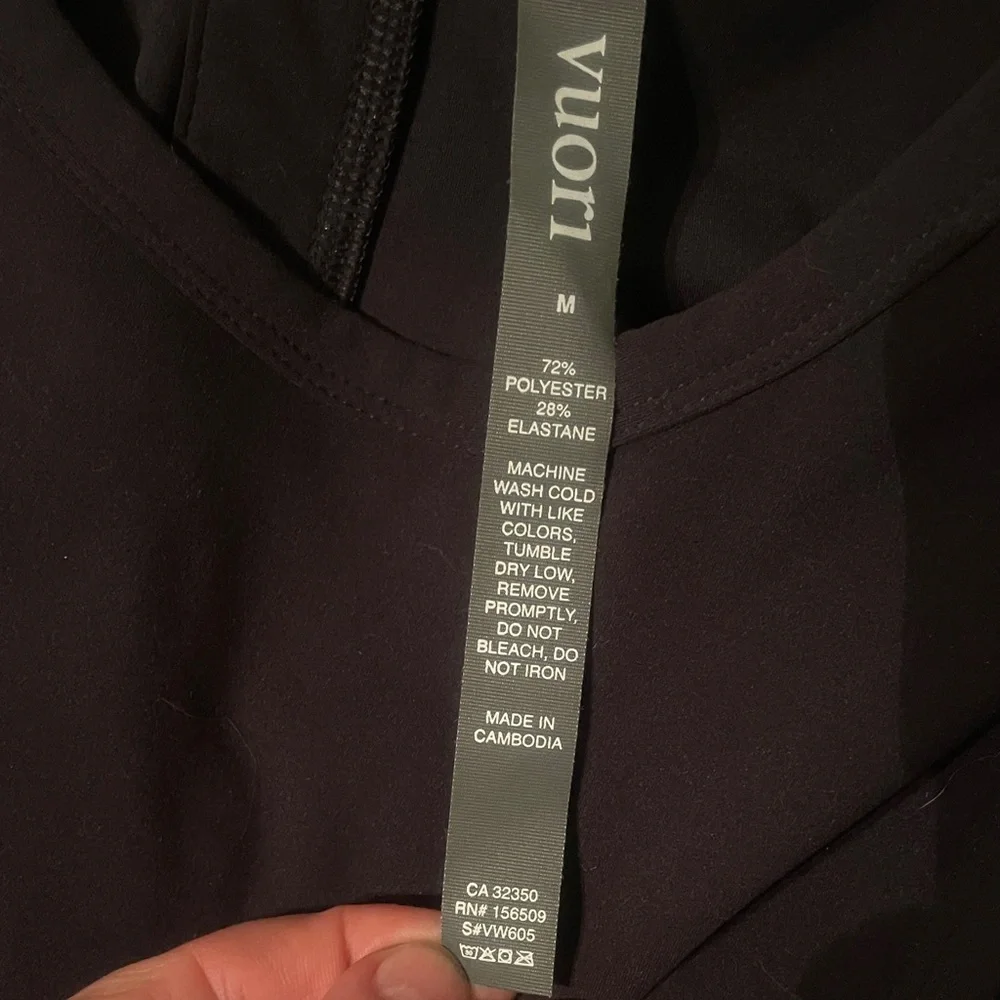 Vuori Black Topspin Tennis Dress M - Picture 5 of 5